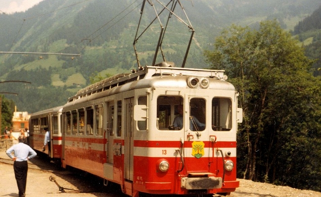 tpc-aomc-bdeh-4-4-13-champery TPC. AOMC, BDeh 4/4 13 -- Champéry ancienne gare -- 07.1983