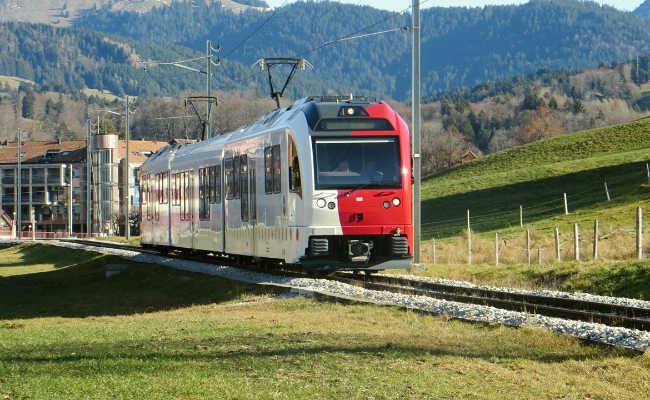 tpf-be-abe-105-chatelstdenis-3 TPF, ABe 2/4 - Be 2/4 105 -- Châtel-St-Denis -- 25.12.2015