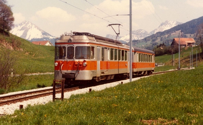 tpf-be-151-bossonens TPF, Be 4/4 151 -- Bossonens -- 03.1982