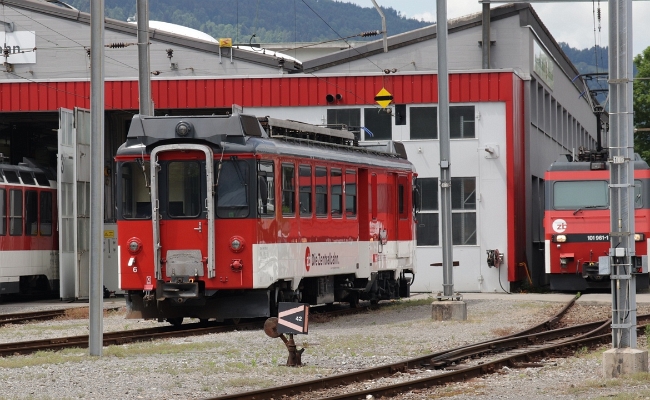 ZB BDeh 4_4 6 (140 006) Stansstad ZB BDeh 4/4 140 006 Automotrice sauvegardée -- Stanstad -- 24.05.2018