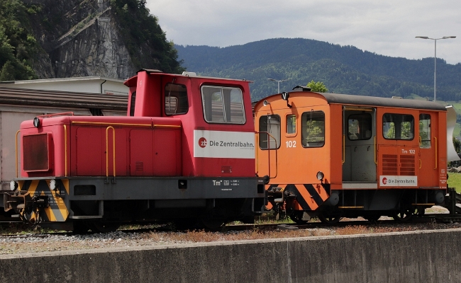 ZB Tm II 103 etTm 102 Stansstad ZB Tm II 103, Tm 102 (Ex_LSE) -- Stanstad -- 24.05.2018